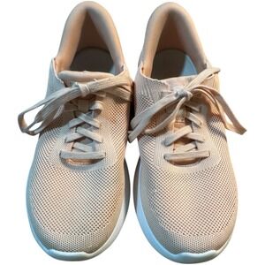 Kizik Women's 8.5 Wide‎ Athens Peaches & Creme Lace Up Sneakers Shoes Hands Free